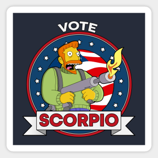 Vote Scorpio Magnet